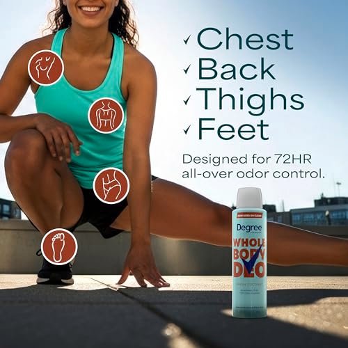Degree Women Deodorant Spray Fresh Coconut Scent, Aluminum Free, 72H Odor Protection, 2.9 oz - görsel 12