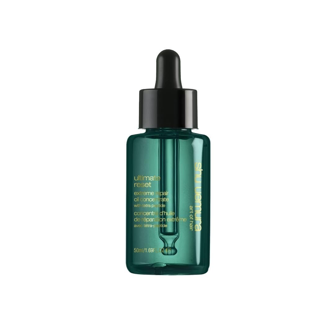 Shu Uemura Art of Hair Ultimate Reset Extreme Repair Oil Concentrate - Lightweight Oil for Extremely Damaged Hair, 1.7 Fl Oz Avelisse