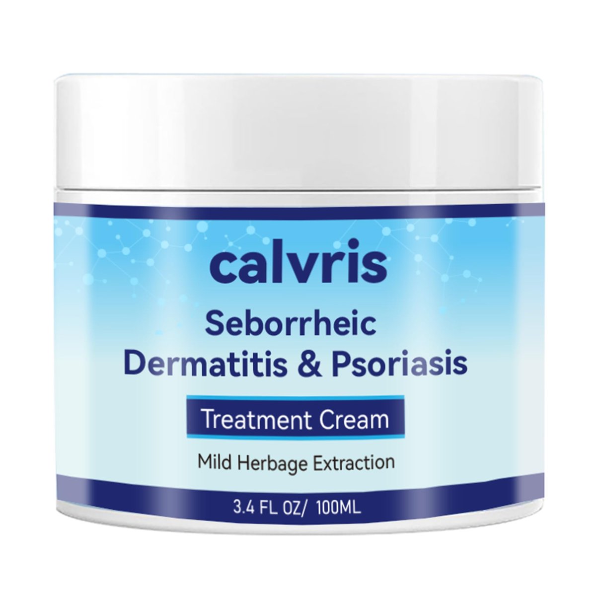 Calvris Scalp Comfort Balm - Steroid-Free Botanical Formula for Dry, Itchy Scalp & Skin, 3.4 Fl Oz | Natural Soothing Relief with Cooling Sensation Avelisse