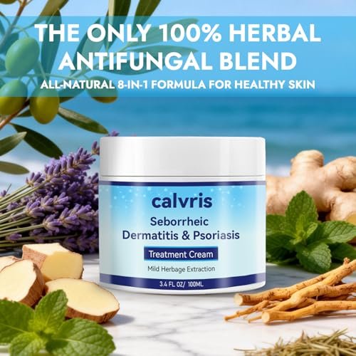 Calvris Scalp Comfort Balm - Steroid-Free Botanical Formula for Dry, Itchy Scalp & Skin, 3.4 Fl Oz | Natural Soothing Relief with Cooling Sensation Avelisse