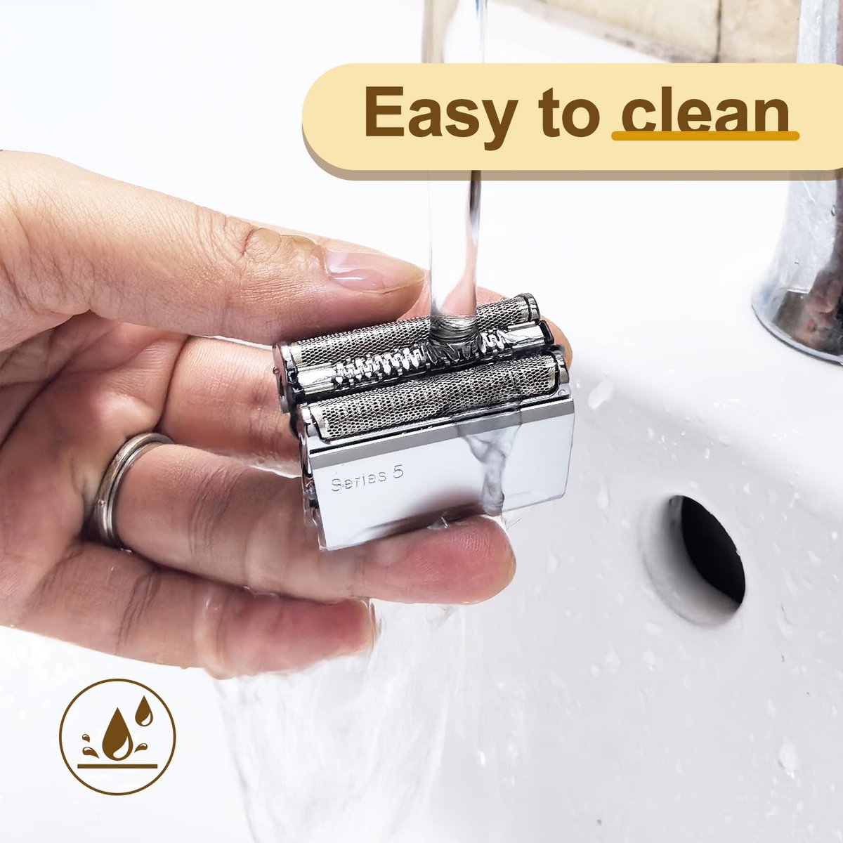 52S Series 5 Electric Shaver Replacement Head Compatible with S5 Sport and All Series 5 Shavers Avelisse
