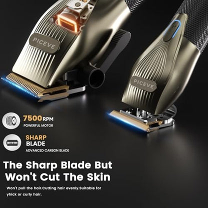Piceve Hair Clipper for Men – Professional Cordless Hair Cutting & Trimmer Set with Powerful Motor & LCD Display Avelisse