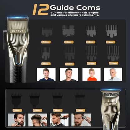 Piceve Hair Clipper for Men – Professional Cordless Hair Cutting & Trimmer Set with Powerful Motor & LCD Display Avelisse
