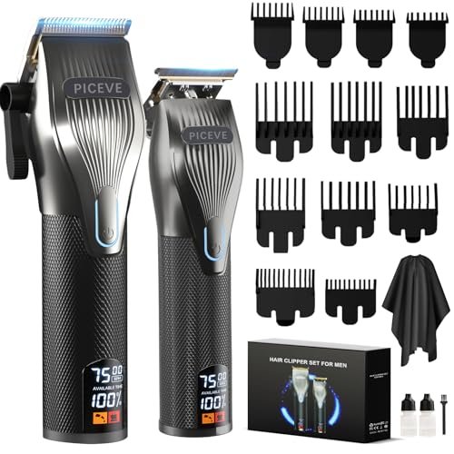 Piceve Hair Clipper for Men – Professional Cordless Hair Cutting & Trimmer Set with Powerful Motor & LCD Display Avelisse