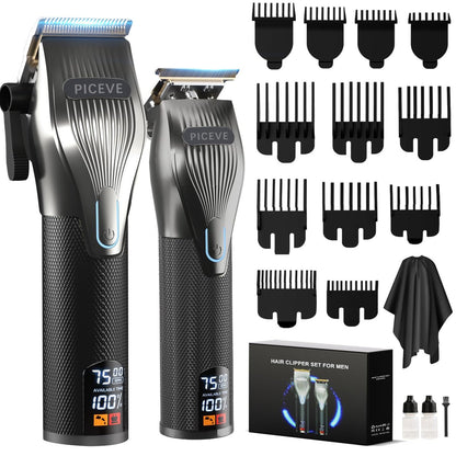 Piceve Hair Clipper for Men – Professional Cordless Hair Cutting & Trimmer Set with Powerful Motor & LCD Display Avelisse