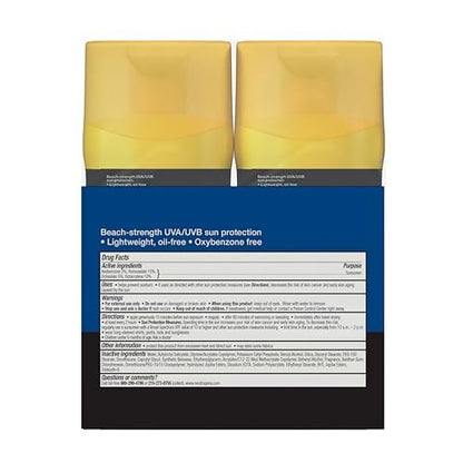 Neutrogena Beach Defense SPF 70 Sunscreen Lotion Twin Pack - Hawaii Reef Act Compliant, Oil-Free, Fast Absorbing Body Sunscreen, 6.7 fl oz (2 Pack) Avelisse