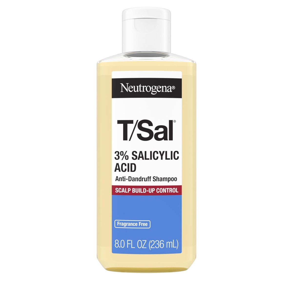 Neutrogena T/Sal 3% Salicylic Acid Anti-Dandruff Shampoo – Controls Scalp Build-Up & Relieves Itching & Flaking from Dandruff, Scalp Psoriasis & Seborrheic Dermatitis, 8 fl. oz - görsel 1