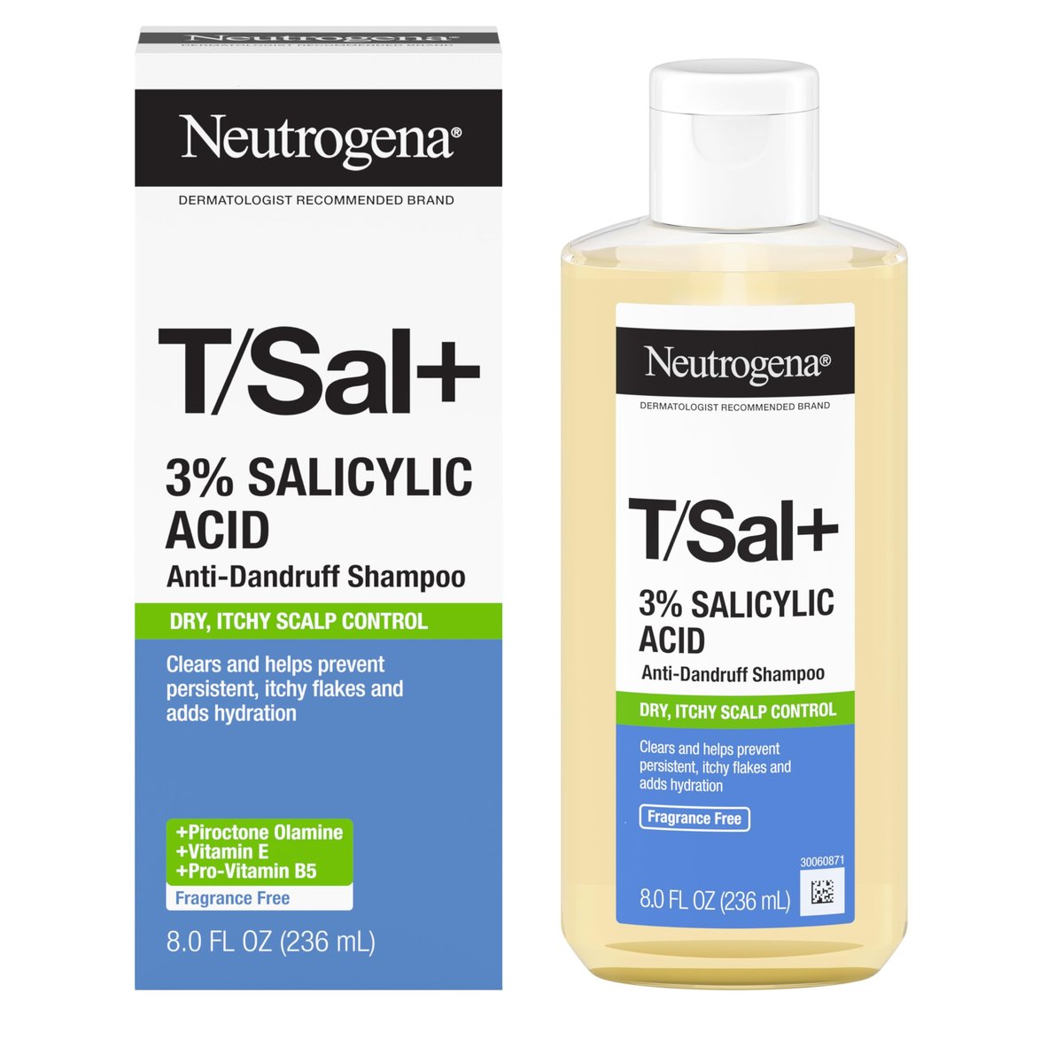 Neutrogena T/Sal+ Anti-Dandruff Shampoo with 3% Salicylic Acid – 8 fl. oz - görsel 3