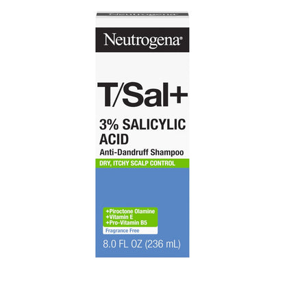 Neutrogena T/Sal+ Anti-Dandruff Shampoo with 3% Salicylic Acid – 8 fl. oz