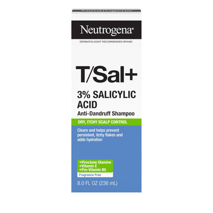 Neutrogena T/Sal+ Anti-Dandruff Shampoo with 3% Salicylic Acid – 8 fl. oz