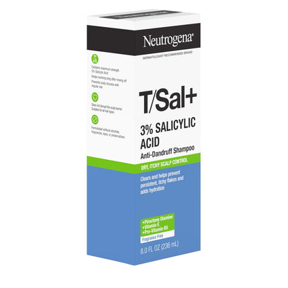 Neutrogena T/Sal+ Anti-Dandruff Shampoo with 3% Salicylic Acid – 8 fl. oz
