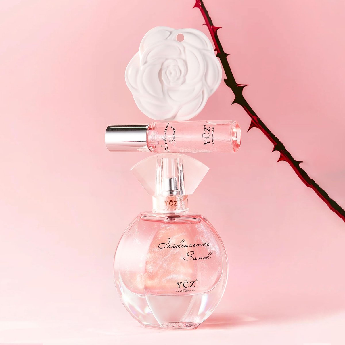 Ycz Quicksand Perfume Luxury Women's Perfume Gift Set - 2.19oz (65ml) Eau De Parfum, Long-Lasting Oriental Fragrance with Grapefruit, Citrus & Blackcurrant, Elegant Bottle Design Avelisse