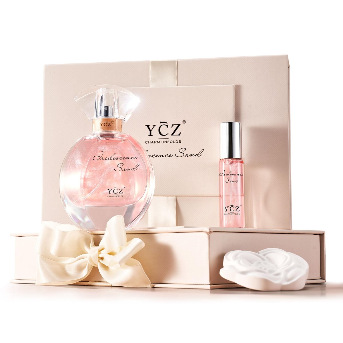 Ycz Quicksand Perfume Luxury Women's Perfume Gift Set - 2.19oz (65ml) Eau De Parfum, Long-Lasting Oriental Fragrance with Grapefruit, Citrus & Blackcurrant, Elegant Bottle Design Avelisse