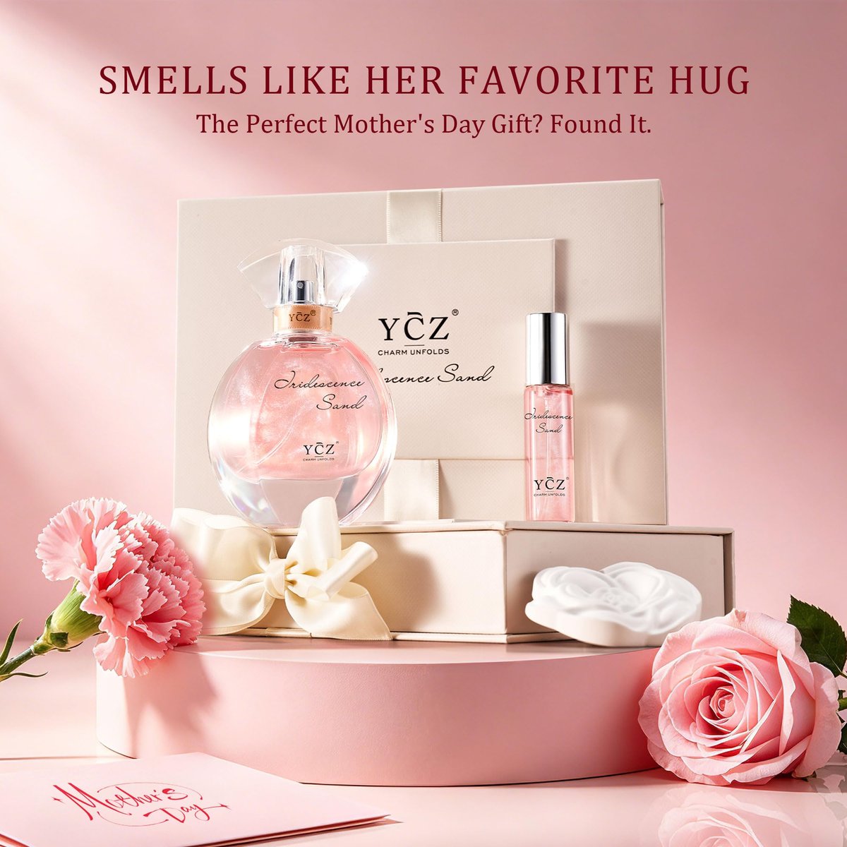Ycz Quicksand Perfume Luxury Women's Perfume Gift Set - 2.19oz (65ml) Eau De Parfum, Long-Lasting Oriental Fragrance with Grapefruit, Citrus & Blackcurrant, Elegant Bottle Design Avelisse