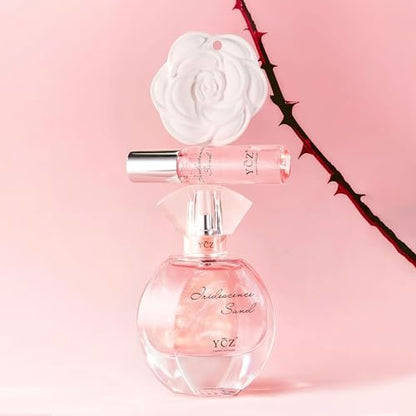Ycz Quicksand Perfume Luxury Women's Perfume Gift Set - 2.19oz (65ml) Eau De Parfum, Long-Lasting Oriental Fragrance with Grapefruit, Citrus & Blackcurrant, Elegant Bottle Design Avelisse