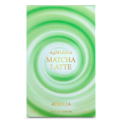Atralia Matcha Latte Eau de Parfum – Sweet Gourmand Fragrance with Vanilla, Toffee & Tonka Beans – Long-Lasting Unisex Perfume for Everyday Wear Avelisse