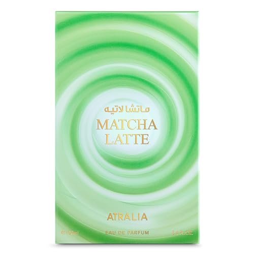 Atralia Matcha Latte Eau de Parfum – Sweet Gourmand Fragrance with Vanilla, Toffee & Tonka Beans – Long-Lasting Unisex Perfume for Everyday Wear Avelisse