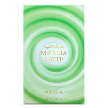 Atralia Matcha Latte Eau de Parfum – Sweet Gourmand Fragrance with Vanilla, Toffee & Tonka Beans – Long-Lasting Unisex Perfume for Everyday Wear Avelisse