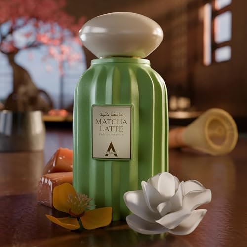 Atralia Matcha Latte Eau de Parfum – Sweet Gourmand Fragrance with Vanilla, Toffee & Tonka Beans – Long-Lasting Unisex Perfume for Everyday Wear Avelisse