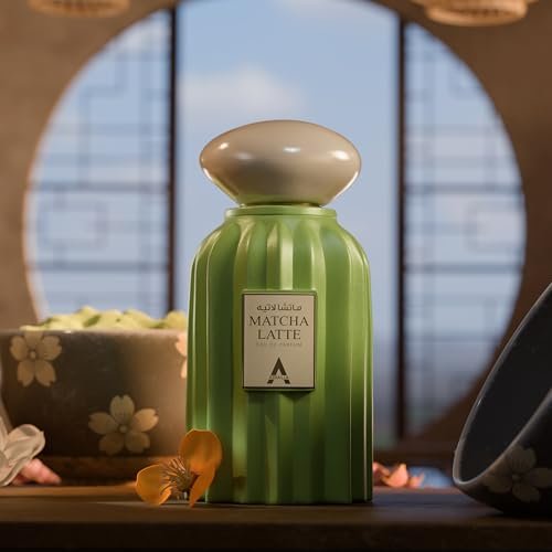 Atralia Matcha Latte Eau de Parfum – Sweet Gourmand Fragrance with Vanilla, Toffee & Tonka Beans – Long-Lasting Unisex Perfume for Everyday Wear Avelisse