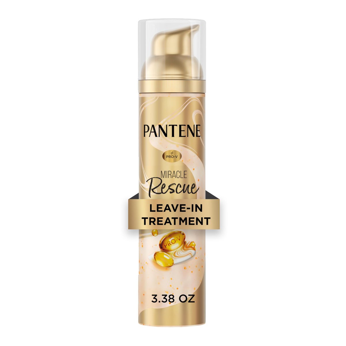 Pantene Miracle Rescue Leave-In Treatment with Pro-V Pearls – Instant Damage Repair, 3.38 oz - görsel 2
