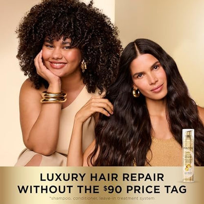 Pantene Miracle Rescue Leave-In Treatment with Pro-V Pearls – Instant Damage Repair, 3.38 oz