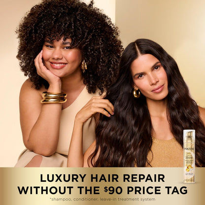 Pantene Miracle Rescue Leave-In Treatment with Pro-V Pearls – Instant Damage Repair, 3.38 oz