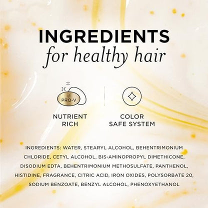 Pantene Miracle Rescue Leave-In Treatment with Pro-V Pearls – Instant Damage Repair, 3.38 oz