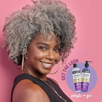 Aunt Jackie's Curls & Coils Curl La La Hold Me Down Styling Gel - 12 fl oz - Triple Moisture for Defined and Lasting Curls