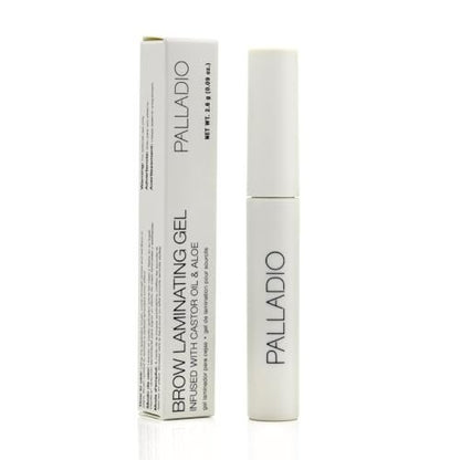 Palladio Brow Laminating Gel - Strong Hold Eyebrow Glue for Lamination, Sculpted Brows All Day Wear, Flake-Free, Non-Sticky, with Castor Oil & Aloe, Vegan & Cruelty-Free Clear Brow Styler (0.08 oz) Avelisse
