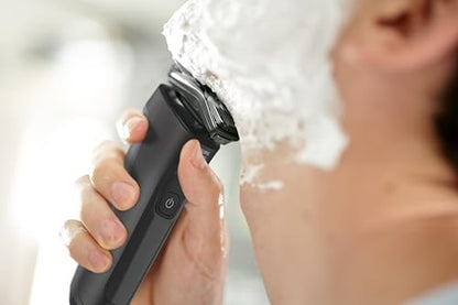 Philips Norelco Shaver 6000 S6600/90 - Rechargeable Wet & Dry Rotary Shaver with Beard Styler and Precision Trimmer (Renewed) Avelisse