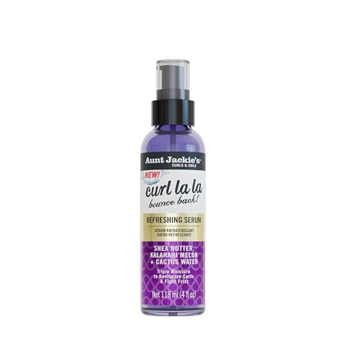 Aunt Jackie's Curls & Coils Curl La La Bounce Back Refreshing Serum, 4 fl oz - Triple Moisture to Revitalize Curls and Fight Frizz - görsel 2