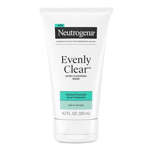 Neutrogena Evenly Clear Acne Cleansing Face Mask with 3.5% Benzoyl Peroxide & Bentonite Clay, Purifying Clay Mask Absorbs Oil to Visibly Improve Skin, 4.2 fl. oz - görsel 2