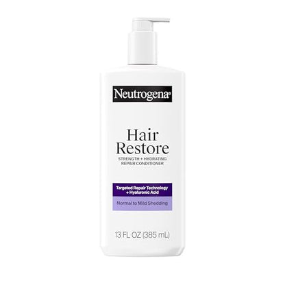 Neutrogena Hair Restore Strength + Hydrating Repair Conditioner with Hyaluronic Acid, Sulfate-Free, 13 fl. oz