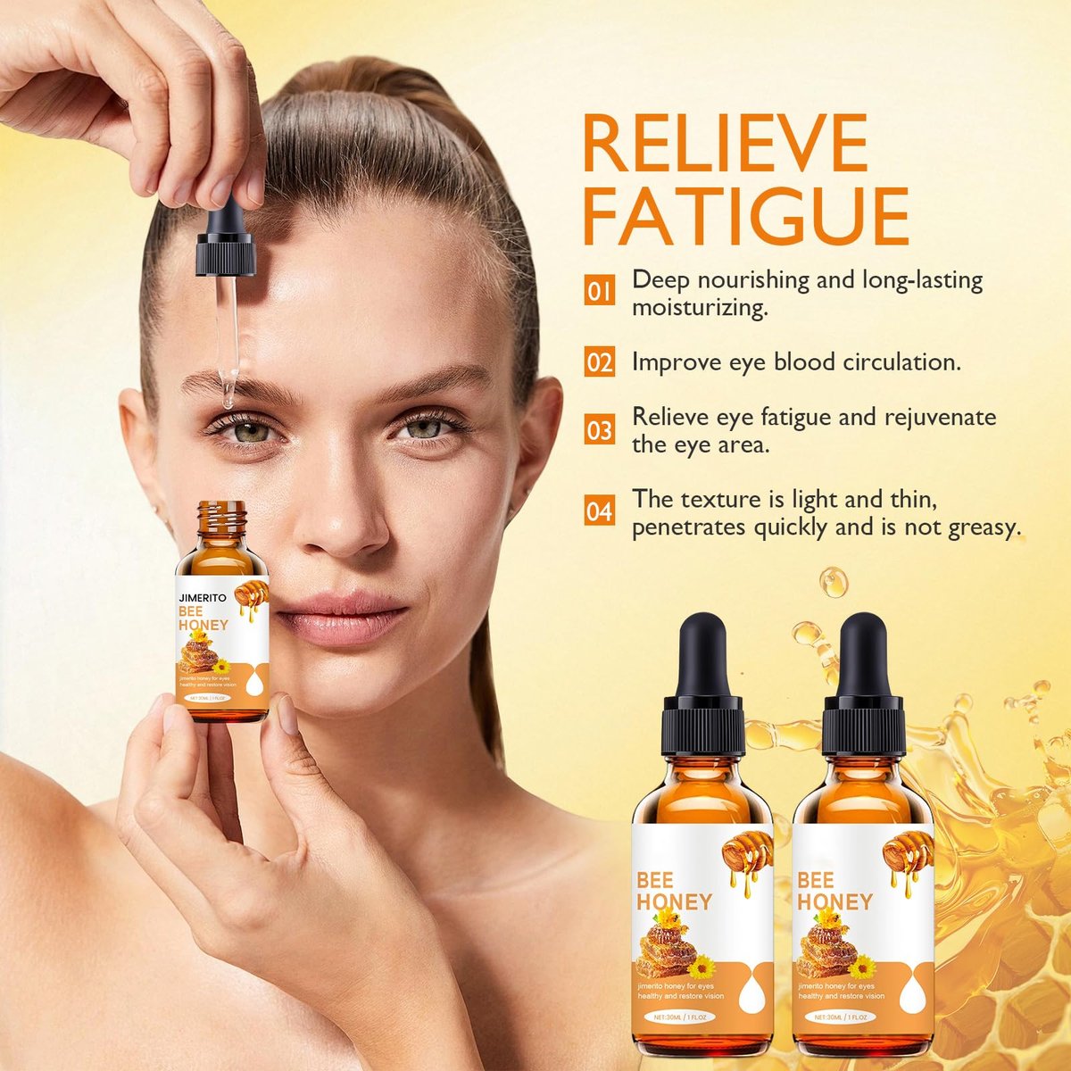 KOAVDMT Honey Eye Care – Honey Hydration (2-Pack) – 0.5 Fl Oz Each Avelisse