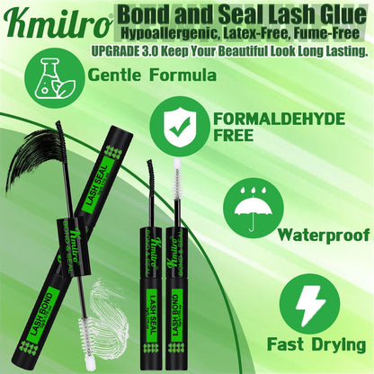Allureza Self Adhesive Eyelashes - 120 Pcs Pre Glued Lash Clusters, No Glue Needed, Wispy Natural Look, Reusable with Tweezer Kit, 10-14mm Mixed Waterproof Individual Lashes Avelisse