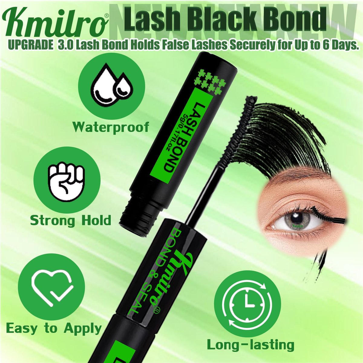 Allureza Self Adhesive Eyelashes - 120 Pcs Pre Glued Lash Clusters, No Glue Needed, Wispy Natural Look, Reusable with Tweezer Kit, 10-14mm Mixed Waterproof Individual Lashes Avelisse
