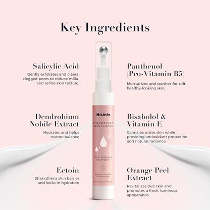 Kisinly Milia Remover for Eye & Face - Milia Spot Treatment Serum with Salicylic Acid, Milia Acne Cream (0.5 Fl Oz) Avelisse