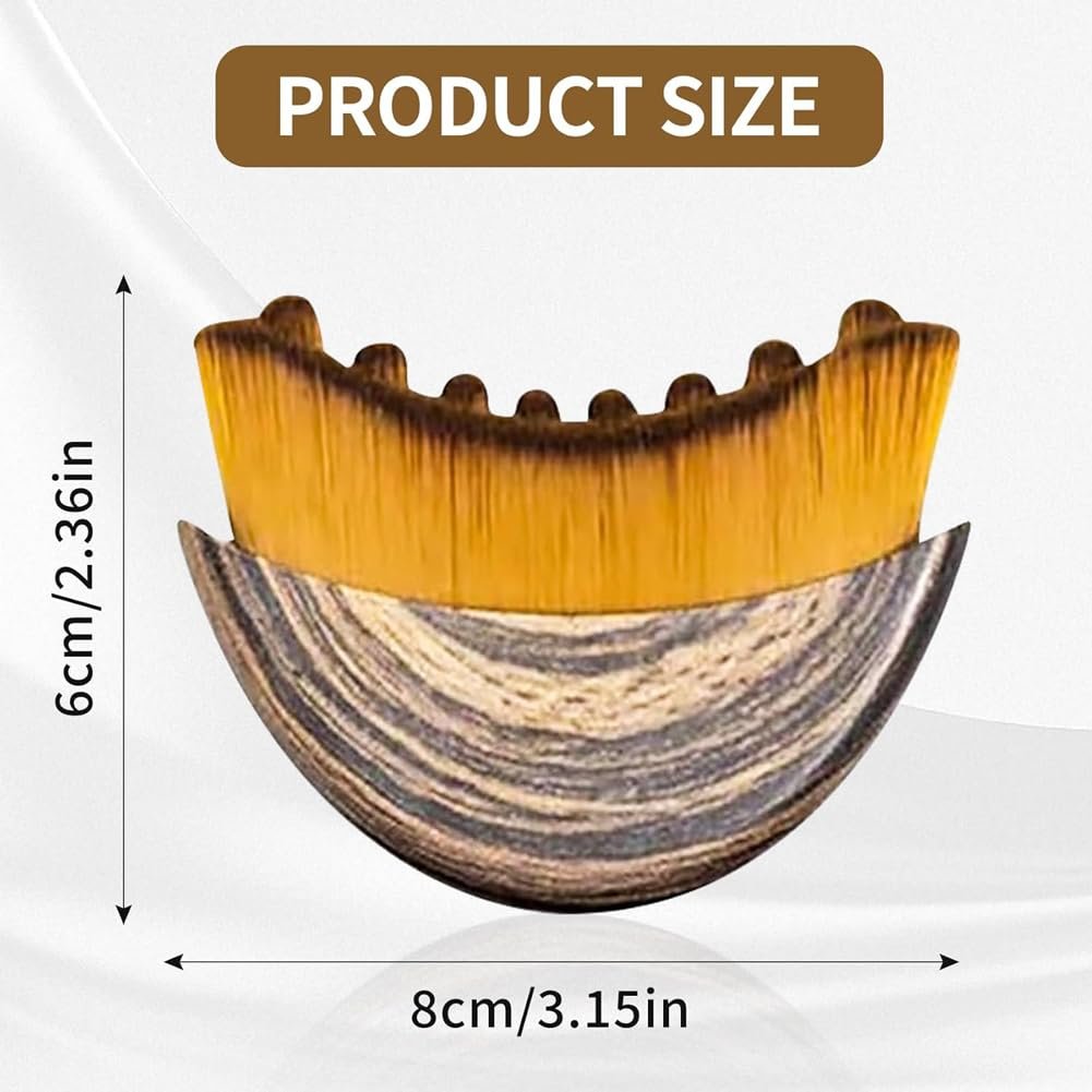 JBSZTH 2-Pack Lymphatic Contour Face Brush Set - Face Massage Tool for Gua Sha, Puffiness Reduction, Glowing Skin - görsel 13