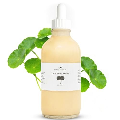 8 Sheep True Belly Serum – Pregnancy-Safe Belly Oil with Triple-Weighted Hyaluronic Acid & Centella Asiatica for Hydration & Skin Elasticity, Made in USA in Small Batches, 4 FL OZ Avelisse