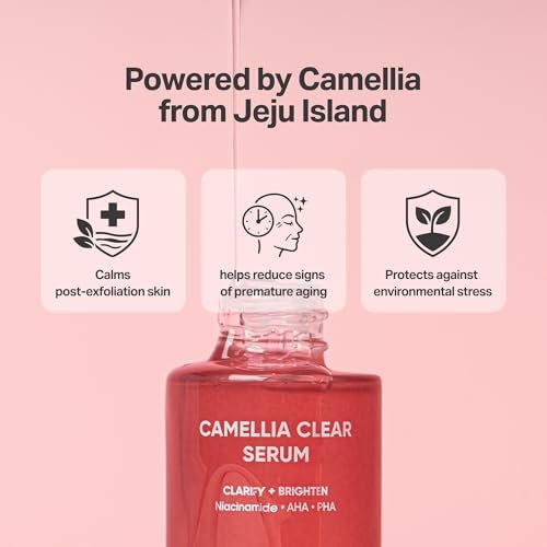 Meebak Camellia Clear Daily Exfoliating Serum – 2% Niacinamide + AHA & PHA, Gentle Chemical Exfoliant for Smooth Texture & Balanced Tone, Hydrating Pore Minimizer, Korean Skincare (1.01 Fl Oz) - görsel 9
