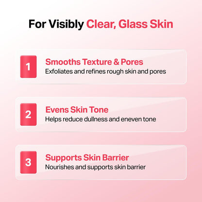 Meebak Camellia Clear Daily Exfoliating Serum – 2% Niacinamide + AHA & PHA, Gentle Chemical Exfoliant for Smooth Texture & Balanced Tone, Hydrating Pore Minimizer, Korean Skincare (1.01 Fl Oz)