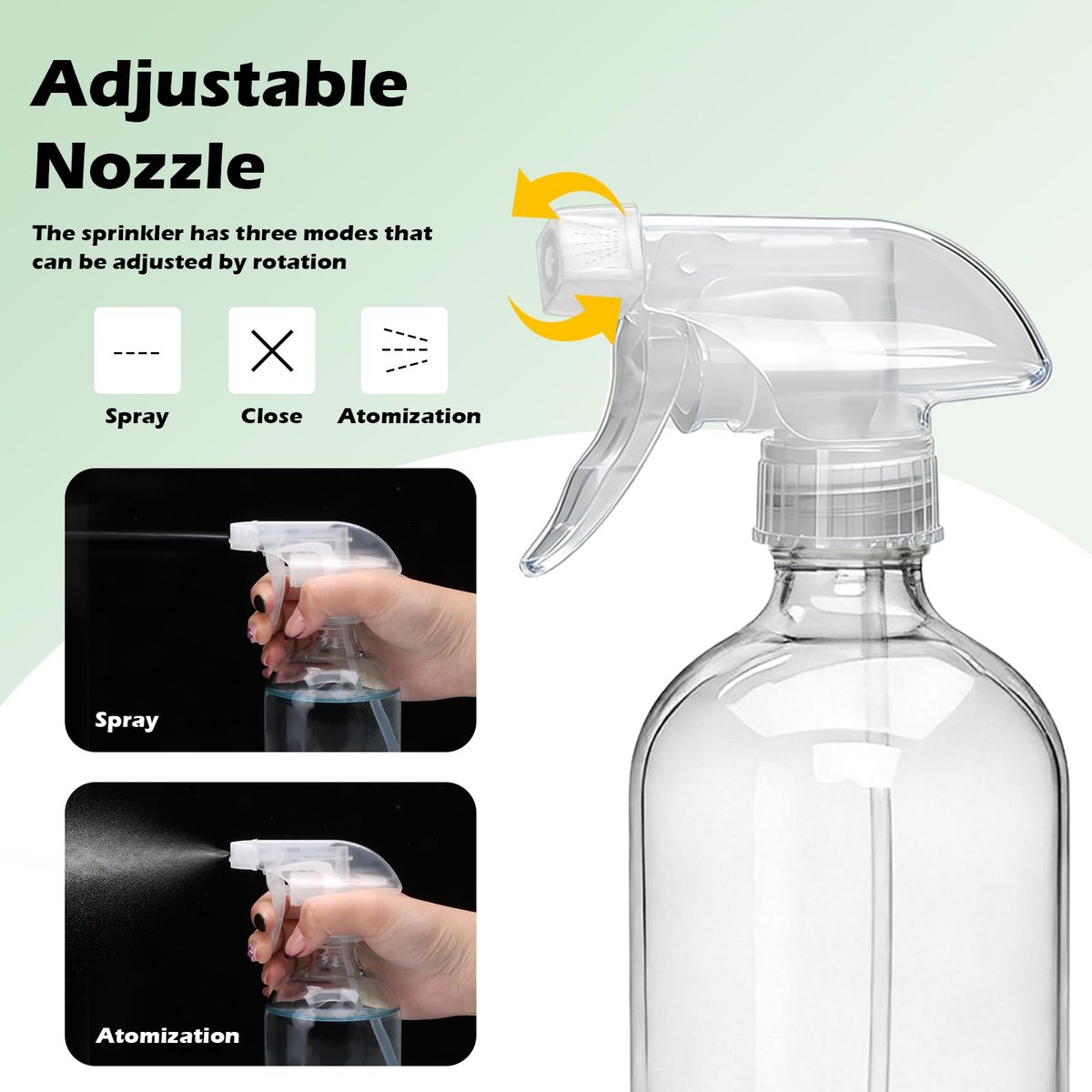 Maredash 16oz Glass Spray Bottles, Empty – Eco-Friendly and Reusable: Reduce plastic waste by using these – Image 5