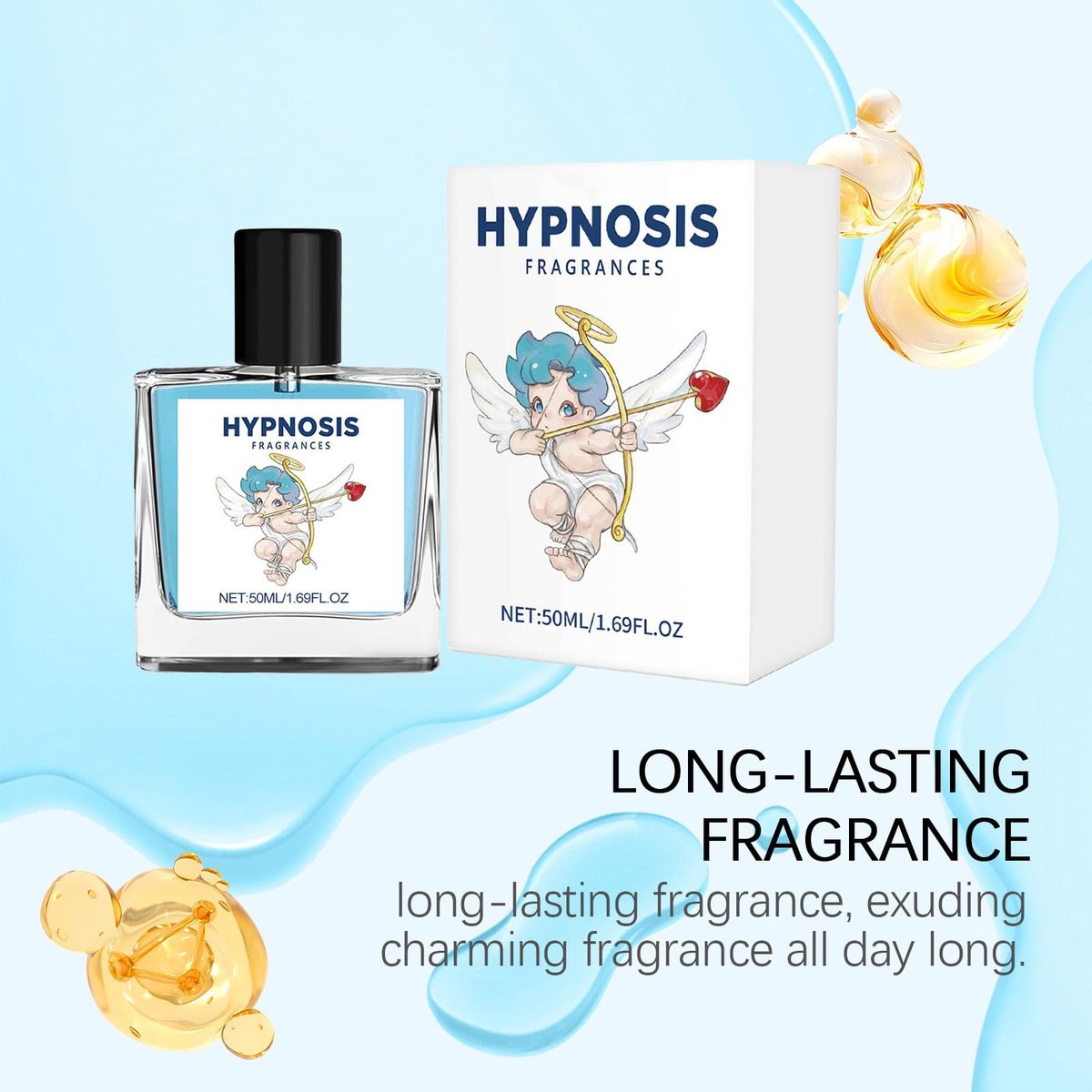 Aptedex Hypnosis 2.0 Pheromone-Infused Cologne for Men – Long Lasting Scent, 50ml (1.7 Fl Oz) Avelisse
