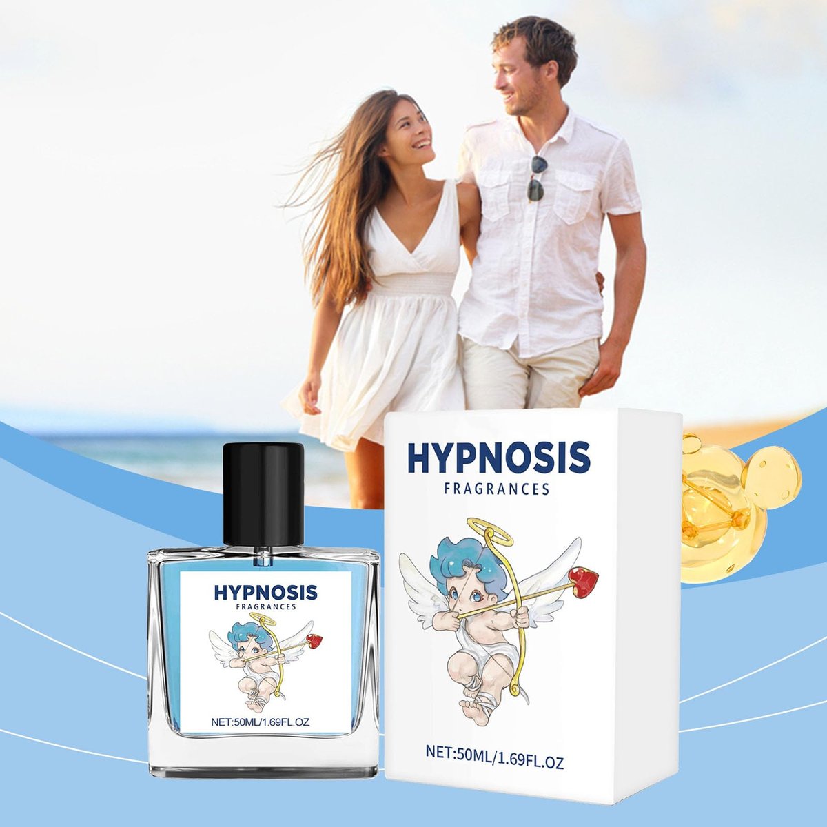 Aptedex Hypnosis 2.0 Pheromone-Infused Cologne for Men – Long Lasting Scent, 50ml (1.7 Fl Oz) Avelisse