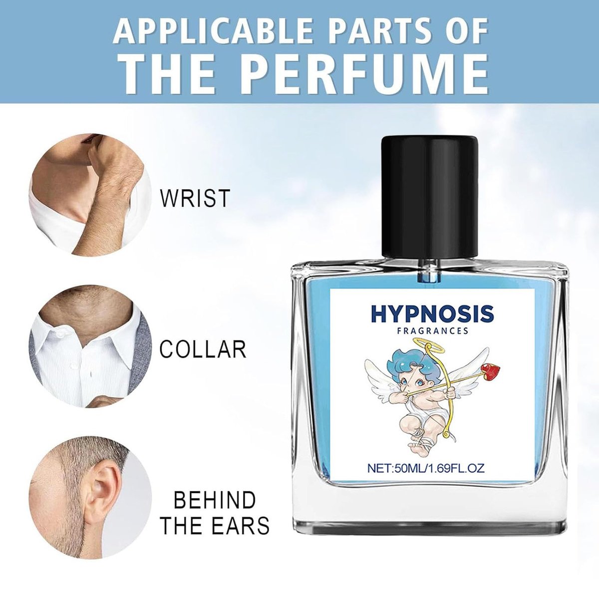 Aptedex Hypnosis 2.0 Pheromone-Infused Cologne for Men – Long Lasting Scent, 50ml (1.7 Fl Oz) Avelisse