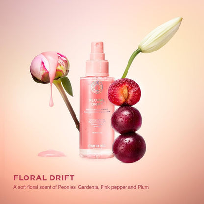 Maria Nila Floral Drift Hair Mist - 3.4 Fl Oz | Floral-Fruity Scent, Weightless Hydration, 100% Vegan