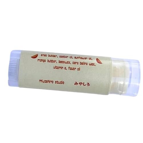 Yuzu Citrus Lip Balm - Pack of 2 - Moisturizing Lip Care with Shea Butter, Castor Oil, Sunflower Oil & Vitamin E - Handcrafted in Small Batches - görsel 6