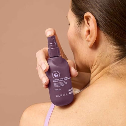 Niches & Nooks Feminine Body Spray & Mist – pH Balanced Intimate Care, Fresh Fig Scent – Odor Control & Freshness, 4.2 fl oz Avelisse