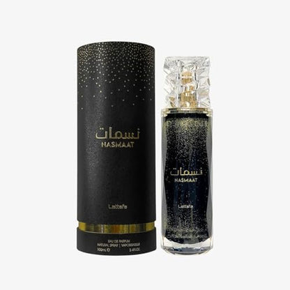 Lattafa Nasmaat Eau de Parfum – Fruity, Floral, Gourmand, Woody Unisex Fragrance, 3.4 oz (100 ml) Long-Lasting Avelisse